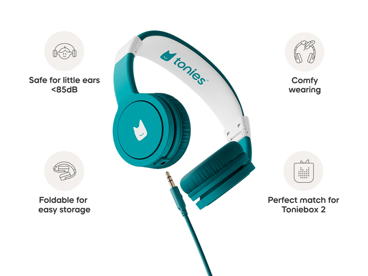 Wired Headphones: Tropical Teal - Image 4
