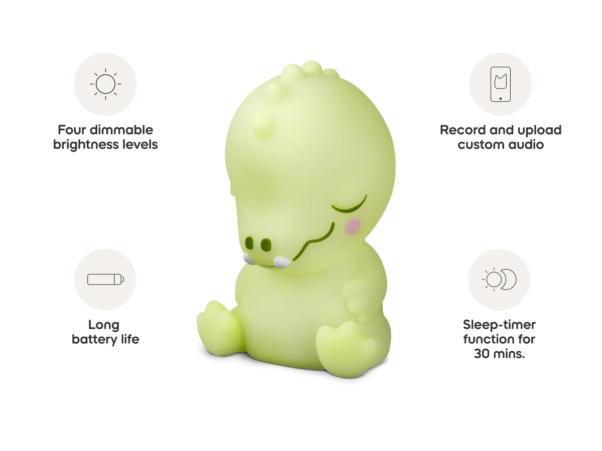 Sleepy Friends: Sleepy Crocodile Night Light - Image 4